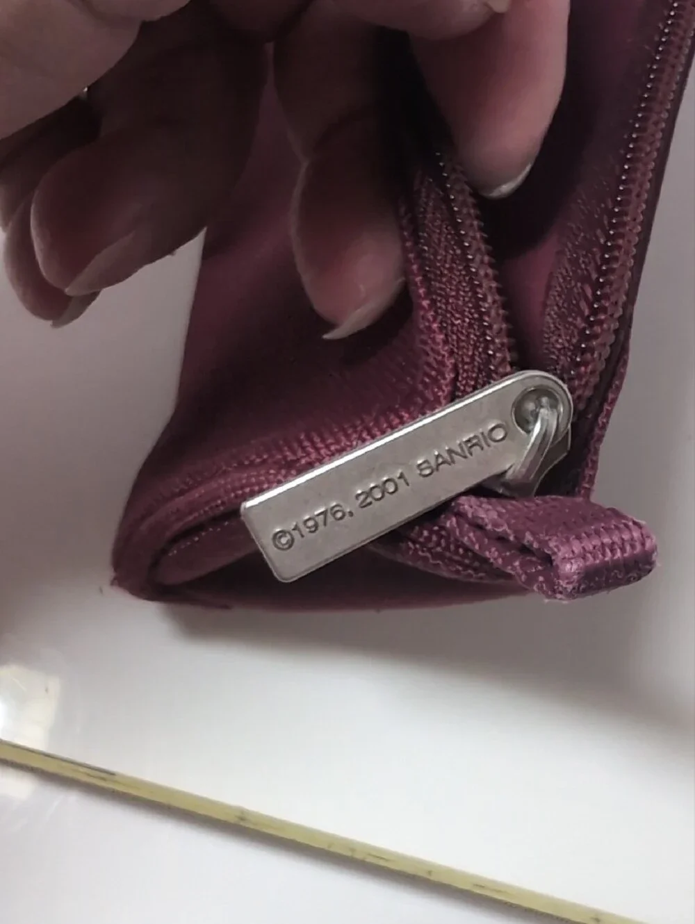 Hello Kitty Pencil Case - Maroon